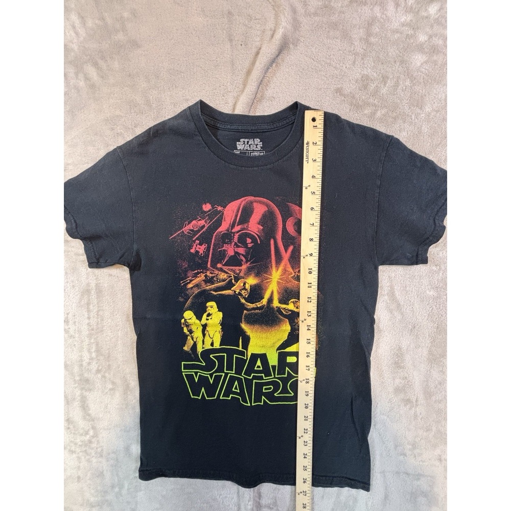 Fifth Sun Star Wars Darth Vader Vs Luke Skywalker Fight Black T-Shirt Mens Small - Picture 5 of 8